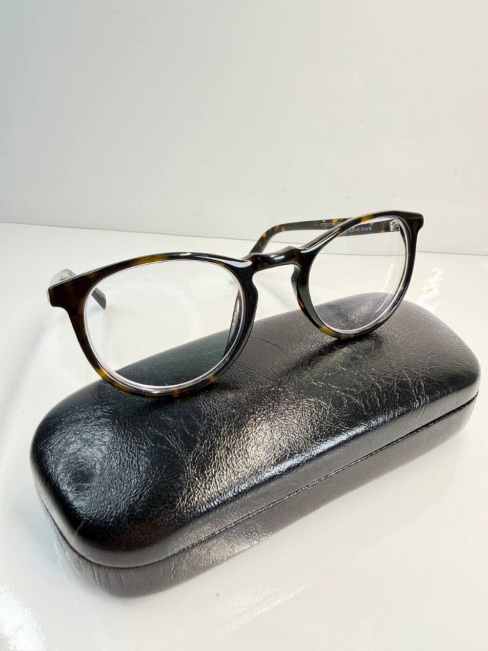 Warby Parker Stockton N 200 Whiskey Tortoise Eyeglasses 45-21-140